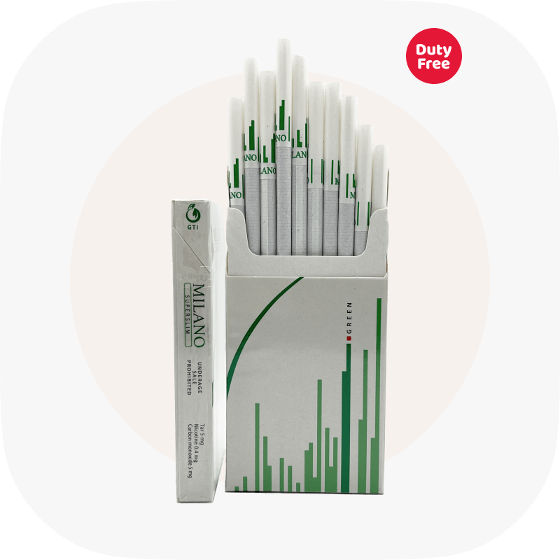 Milano super slims menthol Milano super slims menthol