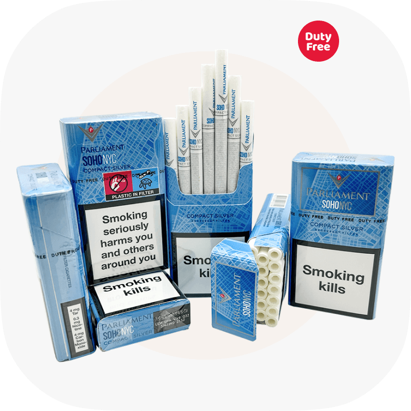 PARLIAMENT SOHONYC Compact Silver DEMI 4 турбо фільтр PARLIAMENT SOHONYC Compact Silver DEMI 4 турбо фільтр